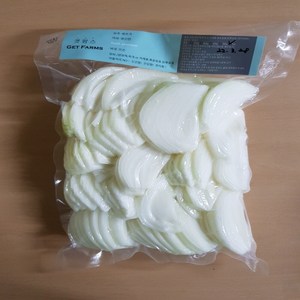 겟팜스 양파 국내산 양파채 1kg 무안 깐양파 당일생산(냉동X)손질야채 간편야채, 1개