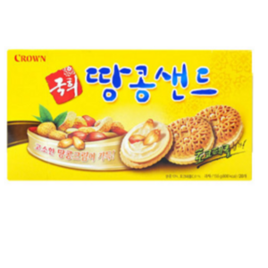 크라운 국희 땅콩샌드, 155g, 1개