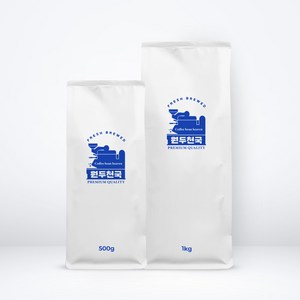 원두천국 베트남 로부스타 블루드래곤 워시드 G1 원두커피, 1개, 1kg, 홀빈(분쇄안함)