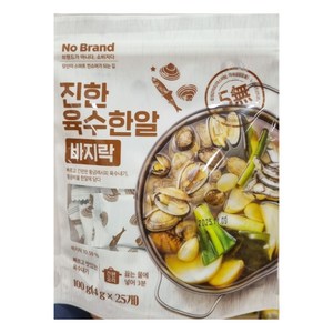 노브랜드 진한육수한알 바지락 100g (25개입), 1개