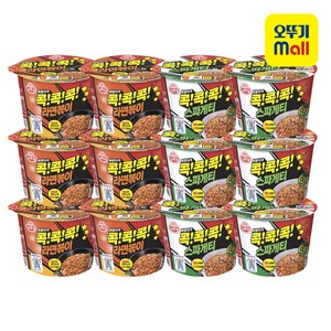 오뚜기 스파게티 큰컵 120g x 6p + 라면볶이 큰컵 120g x 6p, 12개