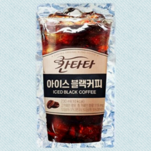 칸타타 아이스 블랙커피 230mlx30팩, 230ml, 30개