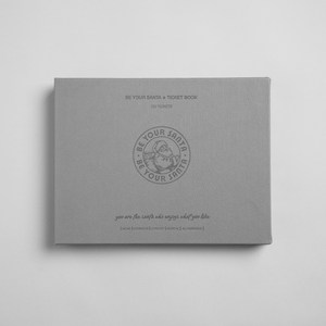 비유어산타 Premium 티켓북, Middle Grey