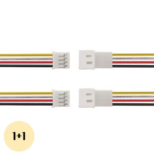 (1+1) 초미니 마이크로 4핀 터미널 커넥터 와이어 케이블 자동차 전기 DIY 전원커넥터 하네스케이블, 2개, 상세페이지 참조, 상세페이지 참조