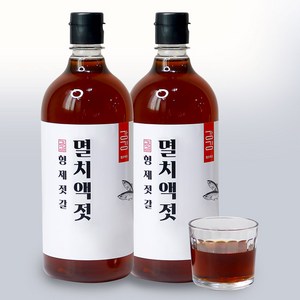 강경 국산 멸치액젓 진한 원액 1.2kg, 600g, 2개