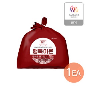 전라도 포기김치(행복이온) 10kg, 1개