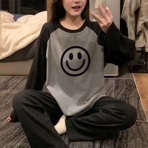 시즈올 여성 잠옷 상하의 세트 수면 긴팔 파자마 홈웨어