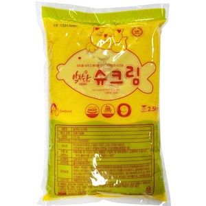 알차당 슈크림 2.5kg 홈 베이킹 재료, 2개