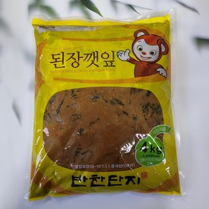 T00262/반찬단지 된장깻잎4kg, 1개, 4kg