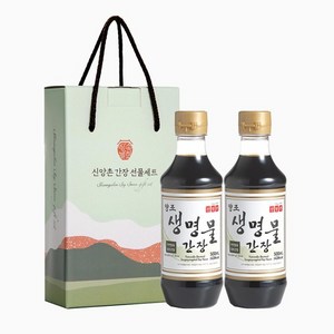 신앙촌 양조간장 K 2호 선물세트, 2개, 500ml