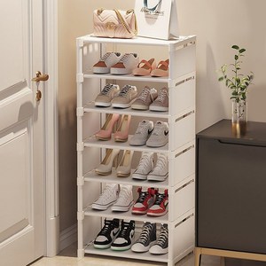 다용도 심플 신발장 수납선반 7단, 블랙, 색상:블랙