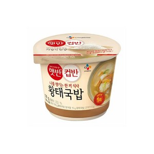 햇반 컵반 황태국밥 6입, 170g, 6개