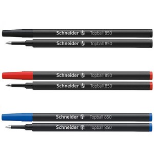 슈나이더 탑볼 850 05 0.5mm 젤 펜 리필 3 개, 02 Black
