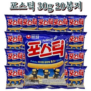 농심 포스틱 미니 30g, 20개