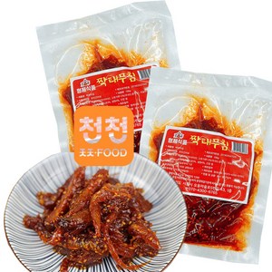 대신푸드몰- 한국제조 연변반찬-연변 짝태무침 2봉지(100g*2봉지) 한묶음- 상세페이지 충족시 서비스 드립니다., 2개, 100g