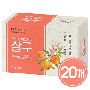 크리오 살구비누100G 4입, 100g, 20개