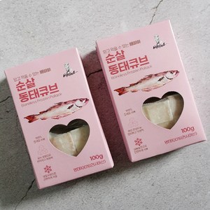 배마마 동태 큐브 수산물 이유식재료 이유식큐브, 명태, 100g, 1개