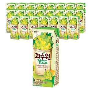 남양과수원 청포도 음료, 190ml, 24개