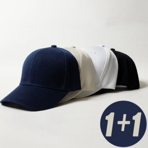 1+1 노이마켓 빅사이즈 대두 볼캡 무지 모자