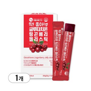 미쁨생활건강 딱 좋아 글루타치온 링곤베리 젤리스틱, 20g, 15개