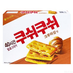 오리온 쿠쉬쿠쉬 크루아상맛, 196.8g, 5개