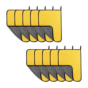 코코바이브 다용도 극세사 세차타올 30 x 40 cm, 10개, 혼합색상