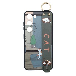 신서엔코 갤럭시S24 갤럭시S24플러스 갤럭시S24울트라 케이스 Galaxy Phone Case SCS-1533 일러스트 핸드 스트랩 휴대폰 케이스