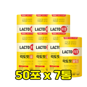 더 강력해진 NEW 락토핏 생유산균 골드5X, 7개, 100g