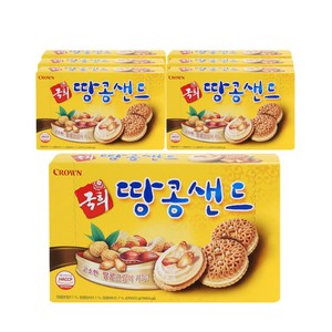 크라운 국희 땅콩샌드, 372g, 6개