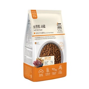 무마진 강아지 전연령용 소프트사료, 오리, 1kg, 1개