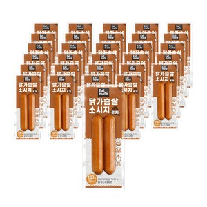 [랭킹닭컴] 잇메이트 닭가슴살 소시지 훈제맛, 100g, 30개
