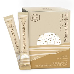 바른 인절미 효소 곡물 발효 효소식품, 1박스, 90g