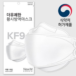 뉴엠 더 유쾌한 마스크 대형 KF94 50매, 50개, 1매입, 화이트