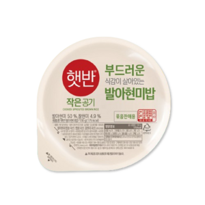 햇반 발아현미밥, 130g, 36개