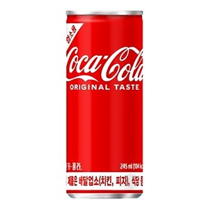 코카콜라 캔 업소용, 245ml, 12개