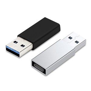 컴튜 USB 3.0 C to A OTG 젠더, 실버, 1개