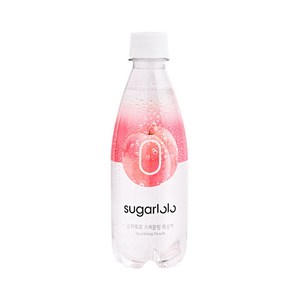 슈가로로 스파클링 복숭아, 350ml, 24개