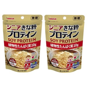 야마칸 시니어 콩가루 프로틴, 2개, 400g