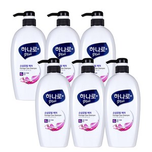 애경 하나로 손상모발 케어 샴푸 680ml, 6개