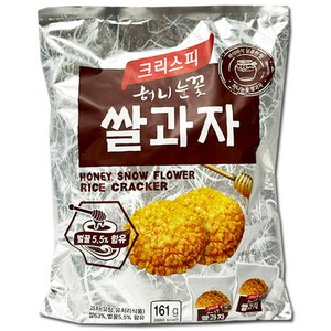 크리스피 허니 눈꽃 쌀과자, 161g, 1개