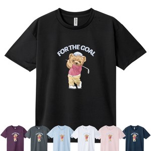 [쿨론티 블랙] 베르디베어 남자 여자 반팔티 티셔츠