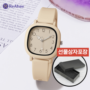 레아하브 클래식스텝 무소음 여성손목시계