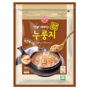 오뚜기 구수한 끓여먹는 누룽지, 900g, 2개