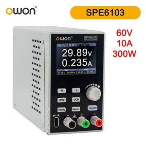 OWON SPE 프로그래밍 가능 DC 전원 공급 장치 300W 60V/10A 2.8 