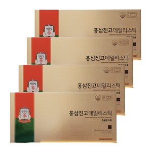 정관장 홍삼진고 데일리스틱, 300g, 4박스