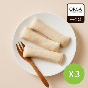 [올가]유기농 현미 가래떡 (500g) X 3봉