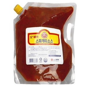 (실온)[오뚜기]오쉐프 스파게티소스2kg, 4개, 2kg