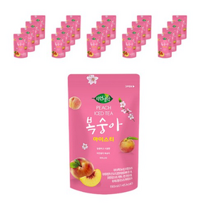 자연생각 복숭아 아이스티, 190ml, 50개