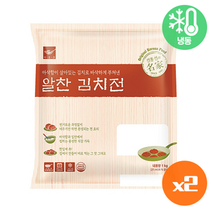 사옹원 알찬김치전 1kg 1봉 30g 34개입, 2개