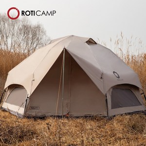 로티캠프 그란디스 캠핑 원터치 육각 돔 텐트 5-6인용 겨울캠핑텐트